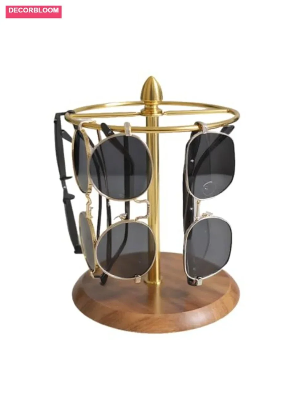 12 Pair Glasses Stand Sunglasses Organizer Rack 2-in-1 Eyewear Display Jewelry